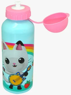 Spisetid|GabbysDollhouse Gabby's Dollhouse  Aluminium Drikkedunk 500 ml, Blå/Pink