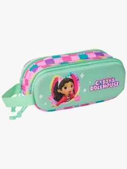 Kreativt Legetøj|GabbysDollhouse Gabby's Dollhouse 3D Dobbelt Penalhus, Lysegrøn