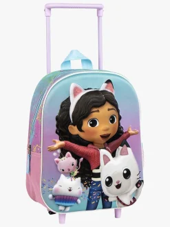 Tasker|GabbysDollhouse Gabby's Dollhouse 3D Kuffert, Lyserød/blå