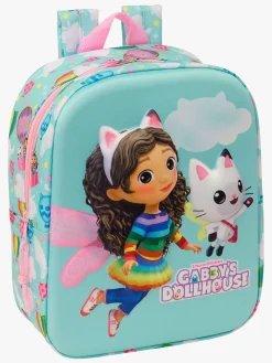 Tasker|GabbysDollhouse Gabby's Dollhouse 3D Mini Rygsæk 6L, Lyseblå