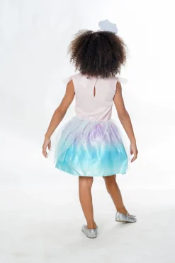 Kostumer & Udklædning|GabbysDollhouse Gabby's Dollhouse Deluxe Cakey Cat Kostume med Hårbånd