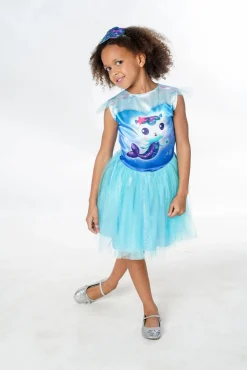 Kostumer & Udklædning|GabbysDollhouse Gabby's Dollhouse Deluxe Mercat Kostume med Hårbånd