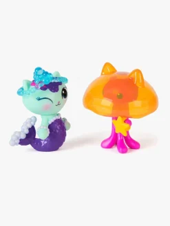 GabbysDollhouse Legetøjsfigurer-Gabby's Dollhouse Figur 2-pak Mercat & Cat Jelly Fish