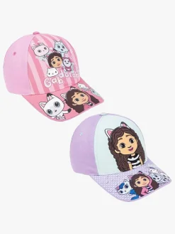 Børn GabbysDollhouse Tilbehør-Gabby's Dollhouse Kasketter 2-pak