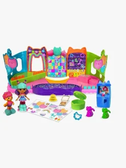 GabbysDollhouse Legetøjsfigurer-Gabby's Dollhouse Rooftop Roller Party Legesæt