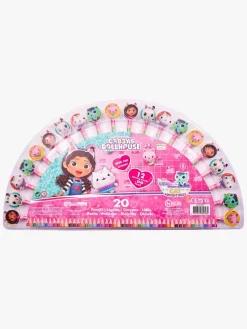 GabbysDollhouse Kreativt Legetøj-Gabby's Dollhouse Tegnesæt med Viskelæder 20-Pak