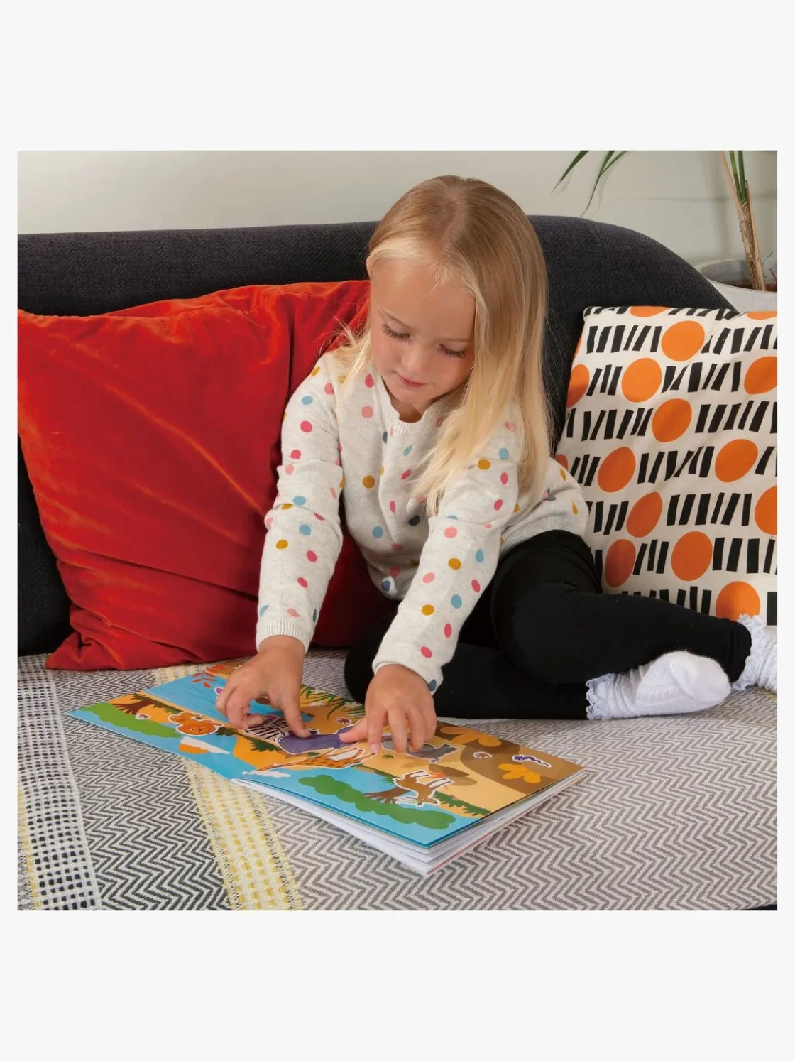 Kreativt Legetøj|Galt Klistermærkebog Genanvendelig Dyr