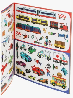 Kreativt Legetøj|Galt Klistermærkebog Genanvendelig Transportmiddel