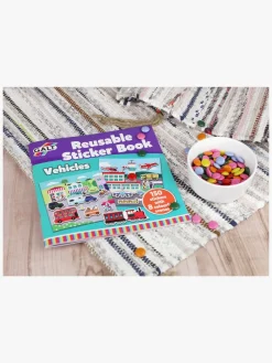 Kreativt Legetøj|Galt Klistermærkebog Genanvendelig Transportmiddel