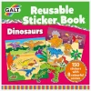 Galt Kreativt Legetøj-Klistermærkebog Genanvendelig Dinosaur