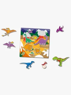 Galt Kreativt Legetøj-Klistermærkebog Genanvendelig Dinosaur