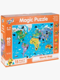 Galt Spil & Puslespil-Magisk Puslespil Verdenskort 50 Brikker
