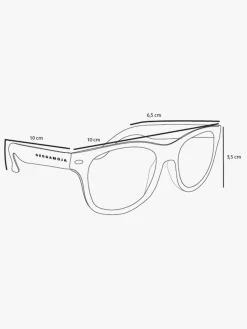 Børn Geggamoja Tilbehør-Bøjelige Solbriller 0-1 År, Blue