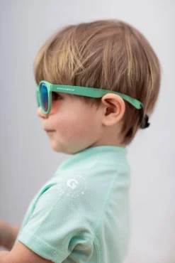 Tilbehør|Geggamoja  Fleksible Solbriller, Neptune Green