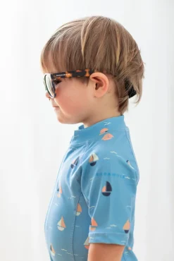 Tilbehør|Geggamoja  Fleksible Solbriller 2-6 År, Tortoise Brown