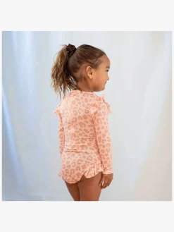 Uv & Strand|Geggamoja UV-Badedragt, Pink Leo