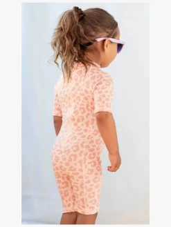 Børn Geggamoja Uv & Strand-UV-Dragt, Pink Leo