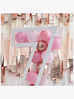 Børnefødselsdag|GingerRay Ginger Ray Mosaic "7" Ballonstativ, Hvid