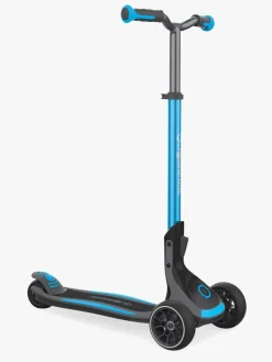 Globber Løbehjul-Ultimum Sammenklappelig Trehjulet Løbehjul, Sort/Blå