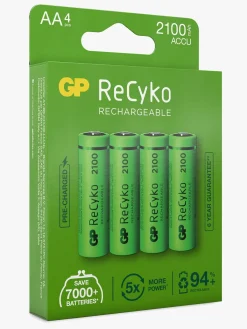 Elektronik & Media|GPBatterier GP Batterier ReCyko AA 4-pak