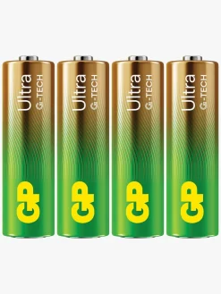 Elektronik & Media|GPBatterier GP Ultra Alkaline G-TECH AA/LR6 Batterier Svanemærket 4-Pak