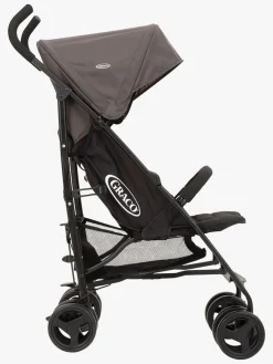 Rejseklapvogne|Graco TraveLite Klapvogn, Black/Grey
