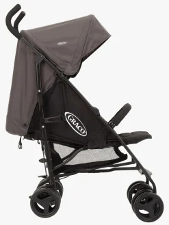 Rejseklapvogne|Graco TraveLite Klapvogn, Black/Grey