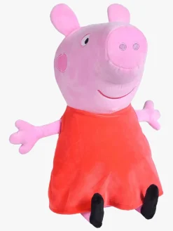 Dukker & Bamser|PeppaPig Gurli Gris Bamse, 33cm Rød/Lyserød