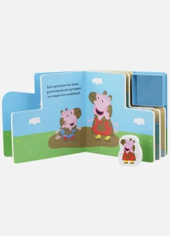 Bøger|PeppaPig Gurli Gris Bog med Træfigurer - Mudderpøl