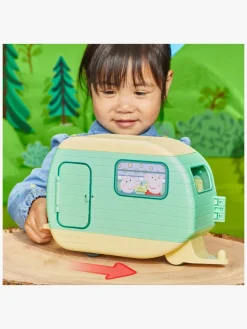 Legetøjsfigurer|PeppaPig Gurli Gris Campingvogn Legesæt med Figurer