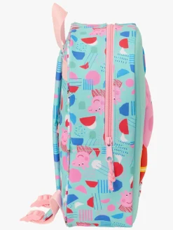 Tasker|PeppaPig Gurli Gris 3D Mini Rygsæk 6L, Lyserød/Grøn