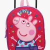Tasker|PeppaPig Gurli Gris 3D Trolley Rygsæk Friends Around Town, Pink