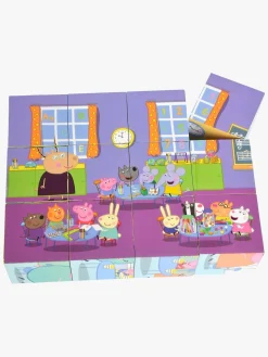 Spil & Puslespil|PeppaPig Gurli Gris Klodspuslespil 12 dele, 16x12 cm
