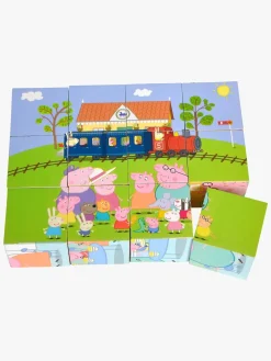 Spil & Puslespil|PeppaPig Gurli Gris Klodspuslespil 12 dele, 16x12 cm