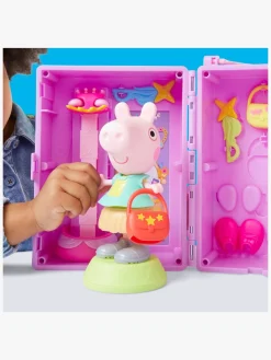 Legetøjsfigurer|PeppaPig Gurli Gris Legesæt Dress Up Garderobeskab
