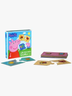 Spil & Puslespil|PeppaPig Gurli Gris Lær At Rime Puslespil 20 Brikker