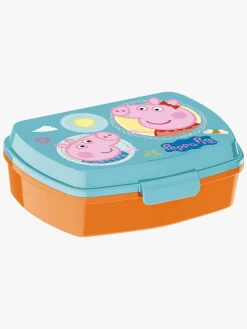 PeppaPig Spisetid-Gurli Gris Madkasse Having Fun, Blå/Orange