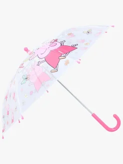 Tilbehør|PeppaPig Gurli Gris Paraply Rainy Days, Pink