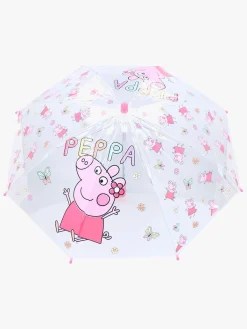 Tilbehør|PeppaPig Gurli Gris Paraply Rainy Days, Pink