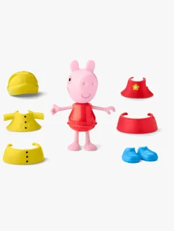 Legetøjsfigurer|PeppaPig Gurli Gris Rainy Day Dress Up Figur Flerfarvet