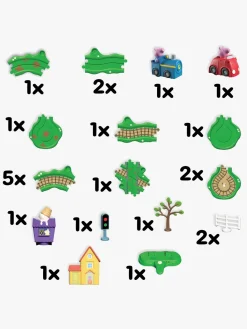 PeppaPig Legetøjsbiler & -Fartøjer-Gurli Gris Whizz Around Racerbane Runabout Town