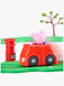 Legetøjsbiler & -Fartøjer|PeppaPig Gurli Gris Whizz Around Racerbane Rød Bil