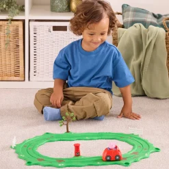 Legetøjsbiler & -Fartøjer|PeppaPig Gurli Gris Whizz Around Racerbane Rød Bil