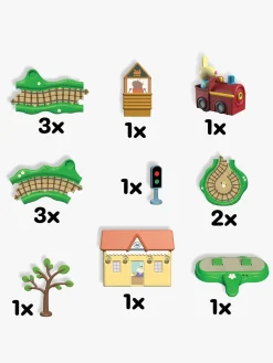 Legetøjsbiler & -Fartøjer|PeppaPig Gurli Gris Whizz Around Togbane Clickety Clack