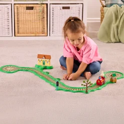 Legetøjsbiler & -Fartøjer|PeppaPig Gurli Gris Whizz Around Togbane Clickety Clack