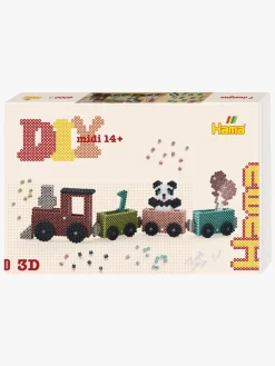 Kreativt Legetøj|Hama 3D Fødselsdagstog Perlesæt 6000 Stk.
