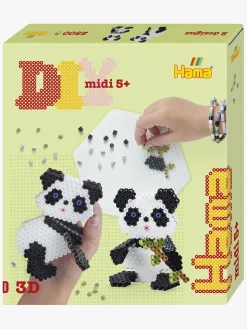 Kreativt Legetøj|Hama Gaveæske 3D Panda Perlesæt 2500 Stk.