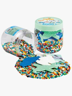 Kreativt Legetøj|Hama Midi Beads Perler med Perleplader 4000 Stk.