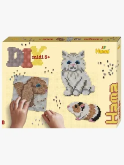 Kreativt Legetøj|Hama Midi Gaveæske Cute Pets 4000 Stk.