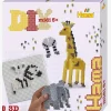 Kreativt Legetøj|Hama Midi Gaveæske 3D Safari 2500 Stk.